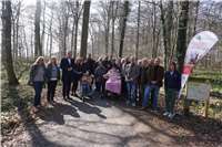 Rollstuhlwanderweg in Kürrenberg ausgezeichnet und eingeweiht