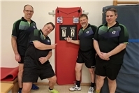 Sieg und Niederlage für die dritte, starke Leistung der zweiten Tischtennis-Freizeitmannschaft