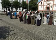 Sinzig: Palästina-Demo auf dem Kirchplatz