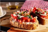 Sonniger Genuss aus Italien - Bruschetta 