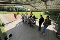Spaziergangsgruppe Oedingen: Eva Sobotka zu Gast bei der Wanderung