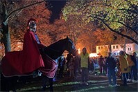 St. Martins-Umzug mit Martinsfeuer und Wecken in Koblenz-Karthause