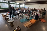 Szenische Lesung mit Ibrahim Ndiaye an der Kinzing-Schule in Rheinland-Pfalz