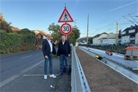 Temporäre Tempo-30-Zone am Schienenersatzverkehr in der Walther-Feld-Straße eingerichtet
