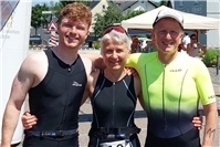 Triathlon Hitzeschlacht in Dreikirchen – Flo Hauser (LT Puderbach) Gesamtdritter!