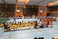 Trommelzauber Projektwoche an der Grundschule St. Martin begeistert Kinder und Publikum