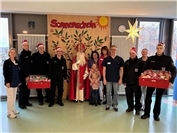 Überraschung an Nikolaus: Auf der Kinderstation leuchteten die Augen