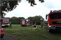 Übungstag: Großer Waldbrand in Windhagen