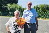 Verabschiedung von Betreuungskraft Birgit Müsch