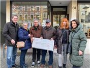 Vorstädter Interessengemeinschaft
übergibt Spendenscheck