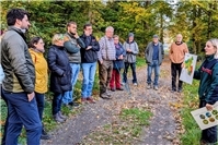 Waldbegehung in Rhens mit dem Forstamt Koblenz und dem Landtagsabgeordneten Fabian Ehmann