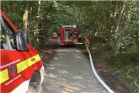 Waldbrandgefahr: Feuerwehr trainiert den Ernstfall