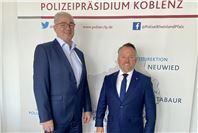 Wefelscheid besucht Polizeipräsidium Koblenz