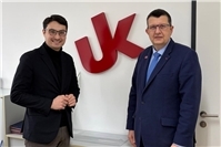 Zukunft der Uni Koblenz im Fokus: Philip Rünz im Austausch mit dem Präsidenten