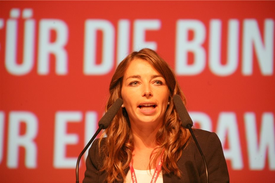 Katarina Barley betont die große Bedeutung der Europawahl