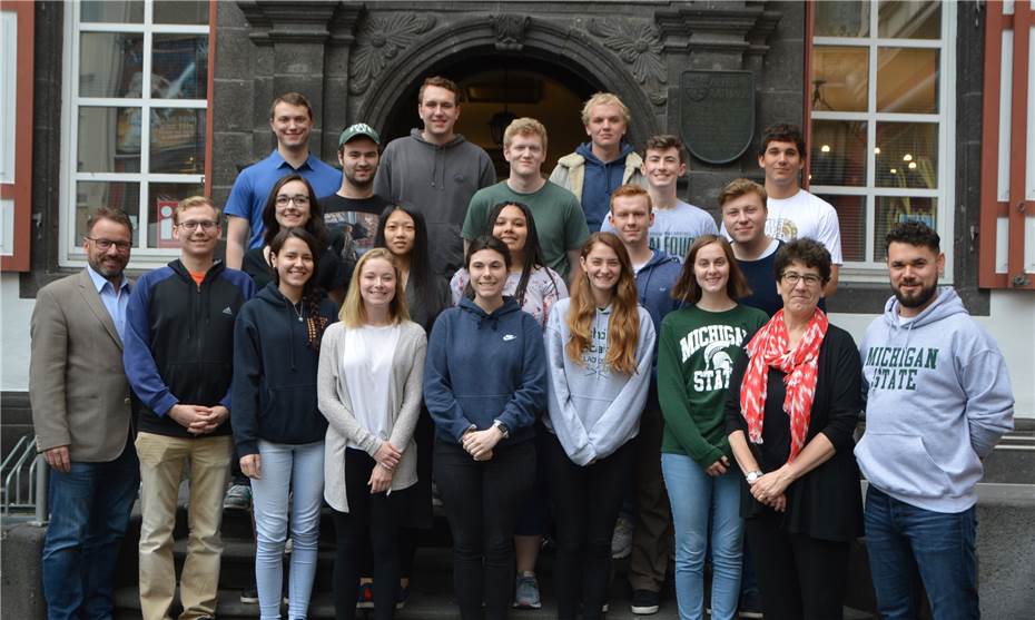 Studenten der Michigan State
University wieder zu Besuch in Mayen