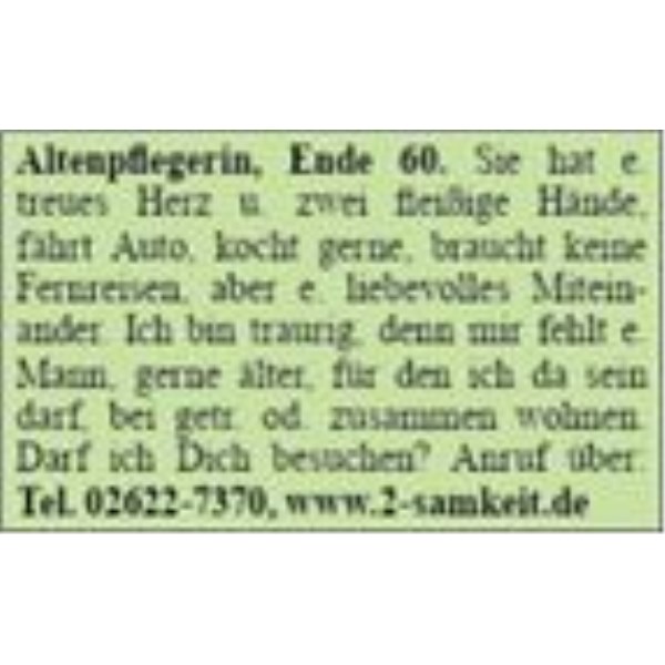 Anzeige
