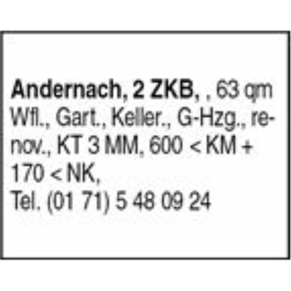 Anzeige