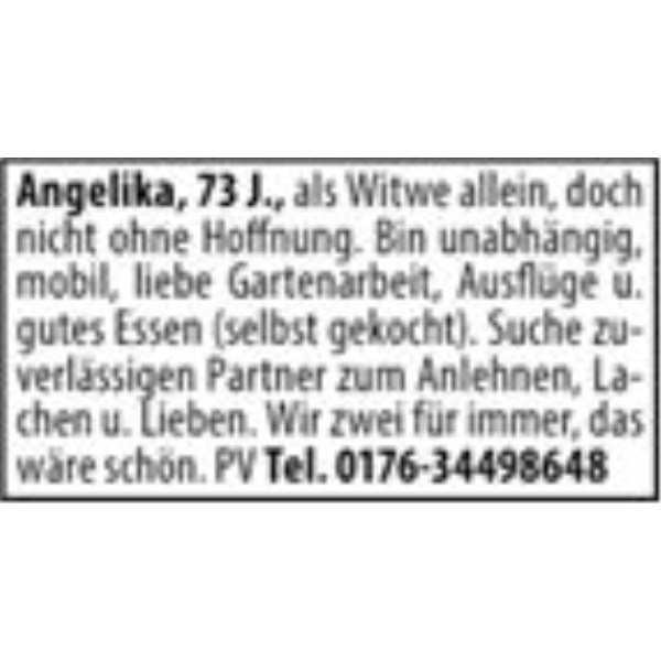 Anzeige