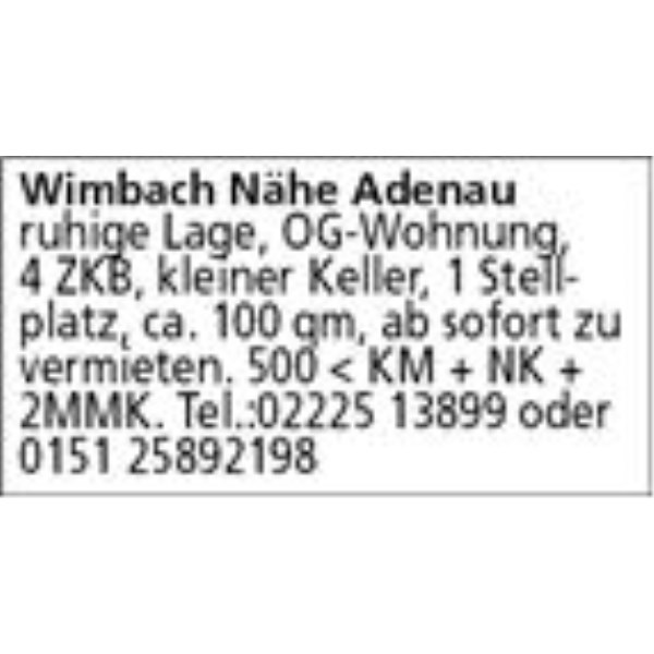 Anzeige