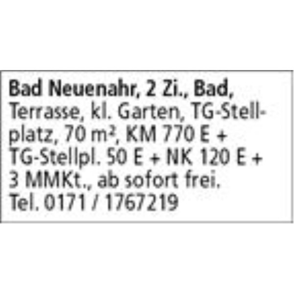 Anzeige