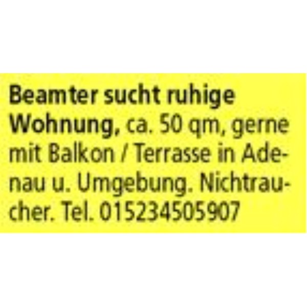 Anzeige