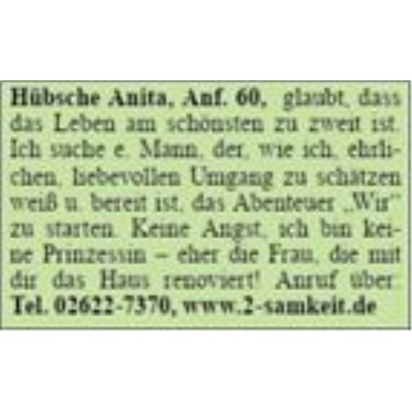 Anzeige