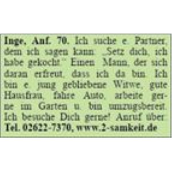 Anzeige