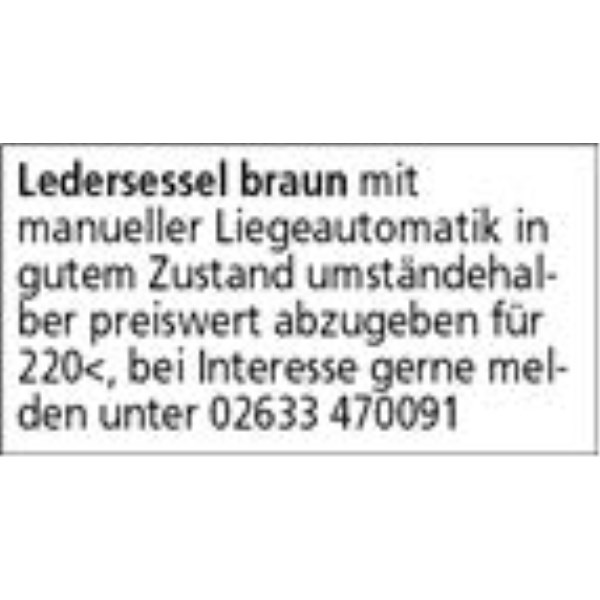 Anzeige