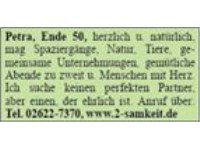 Petra, Ende 50