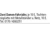 versch. Schalplatten zu verkaufen, pro Stück 2< Tel.: 02602 3583