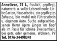 Anneliese, 75 J.