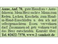Anne, Anf. 70
