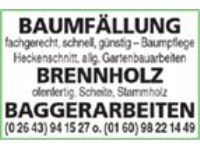 Baumfällung & Brennholz