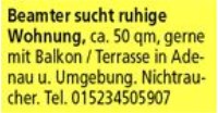 Anzeige