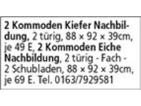 Kiefer massiv Buffet, B 184 × H 210cm, Tisch Kiefer massiv, B 122 × L 160cm, Tischplatte 5cm dick, 