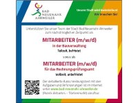Stellenausschreibung Bauverwaltung / Rechnungsprüfungsamt
