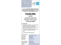 Fachkräfte in den Bereichen soziale Arbeit