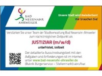 Stellenausschreibung Justiziar