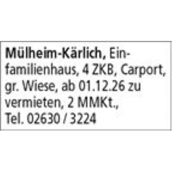 Anzeige