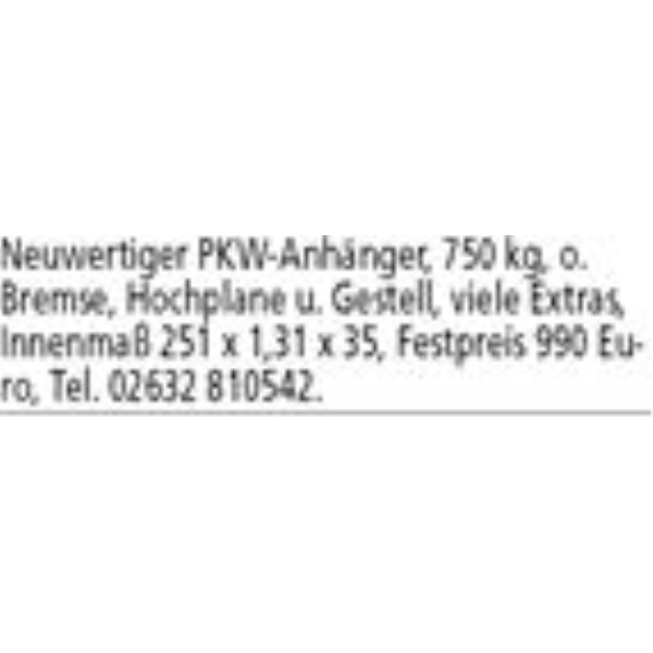 Anzeige