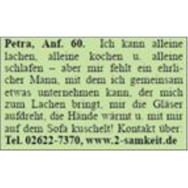 Anzeige
