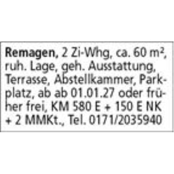 Anzeige