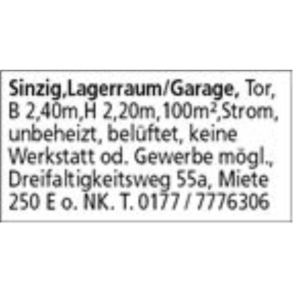 Anzeige