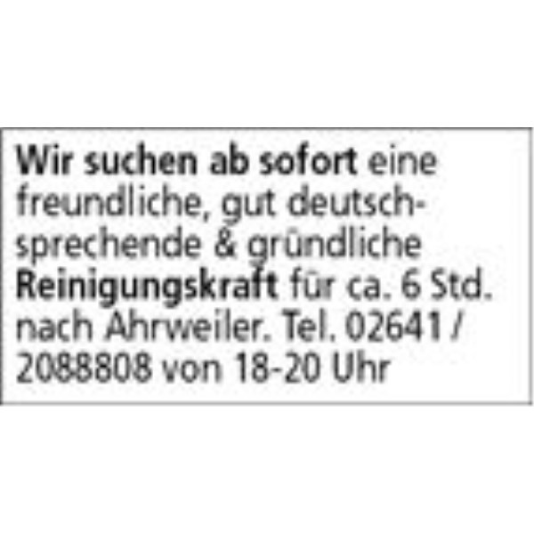 Anzeige