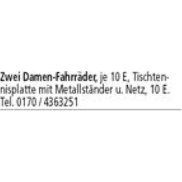 Anzeige
