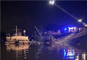 Brohl-Lützing: Fahrgastschiff im Hafen gesunken