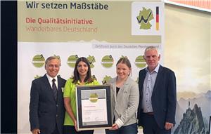 WesterwaldSteig wurde
zum dritten Mal zertifiziert