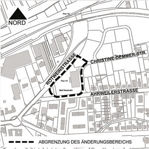 Bebauungsplan „Ahrweilerstraße - 1. Änderung“