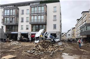 Massive Zerstörung in Bad Neuenahr